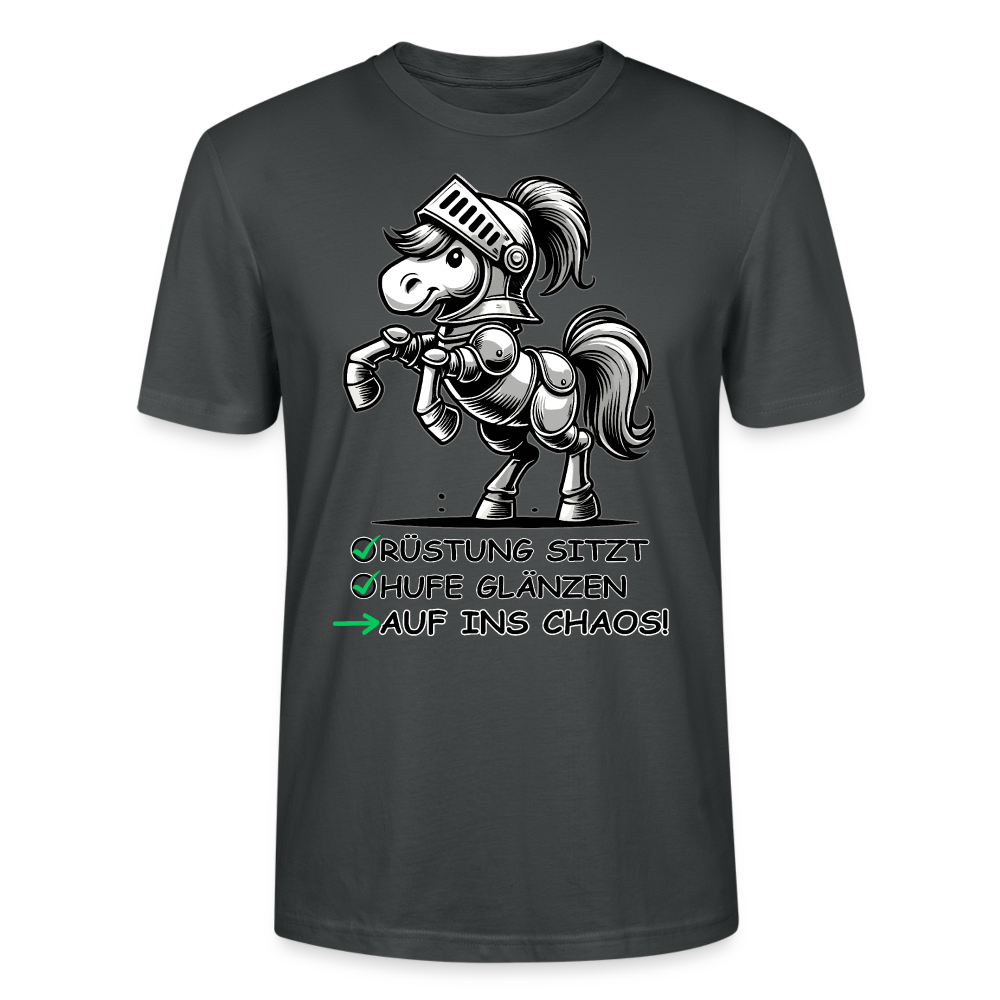 Auf ins Chaos! - Bio Unisex T-Shirt - Anthrazit