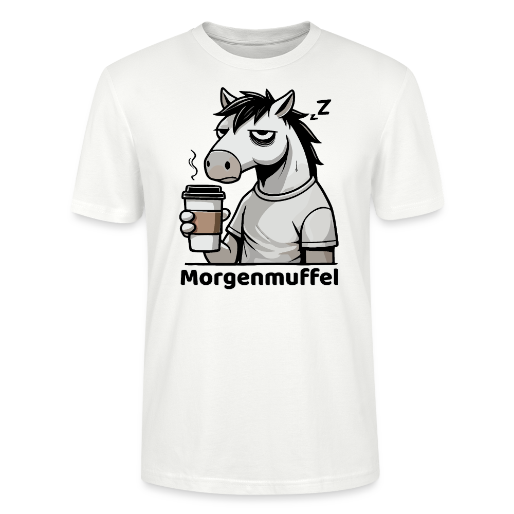 Morgenmuffel - Bio Unisex T-Shirt - Weiß