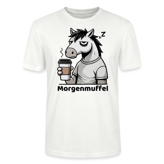 Morgenmuffel - Bio Unisex T-Shirt - Weiß