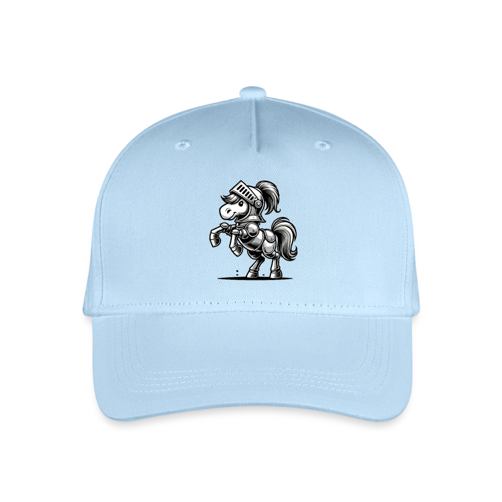 Ritterpferd - Kinder Bio Basecap - Hellblau