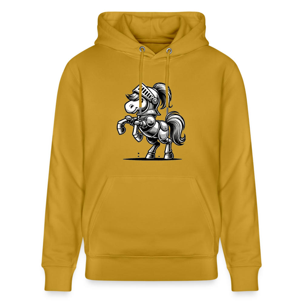 Ritterpferd - Unisex Bio-Hoodie - Ocker