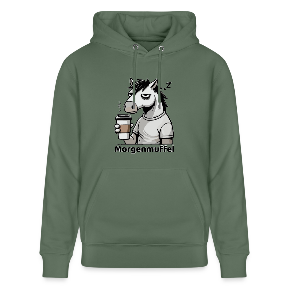 Morgenmuffel - Unisex Bio-Hoodie - Tanngrün