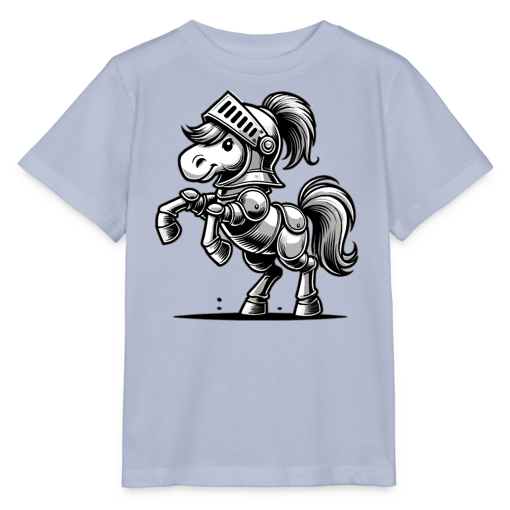 Ritterpferd - Kinder Bio T-Shirt - Lavendel-Violett