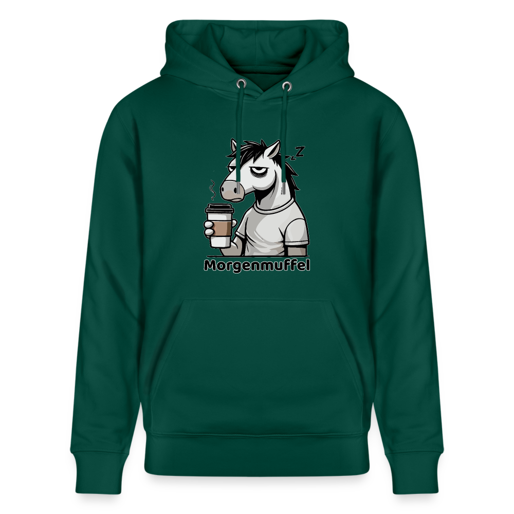 Morgenmuffel - Unisex Bio-Hoodie - Forest