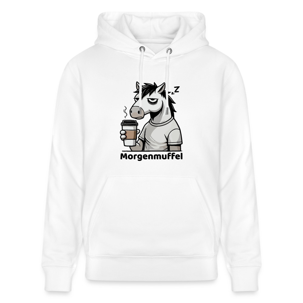 Morgenmuffel - Unisex Bio-Hoodie - Weiß