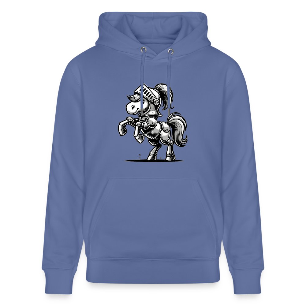 Ritterpferd - Unisex Bio-Hoodie - Blau
