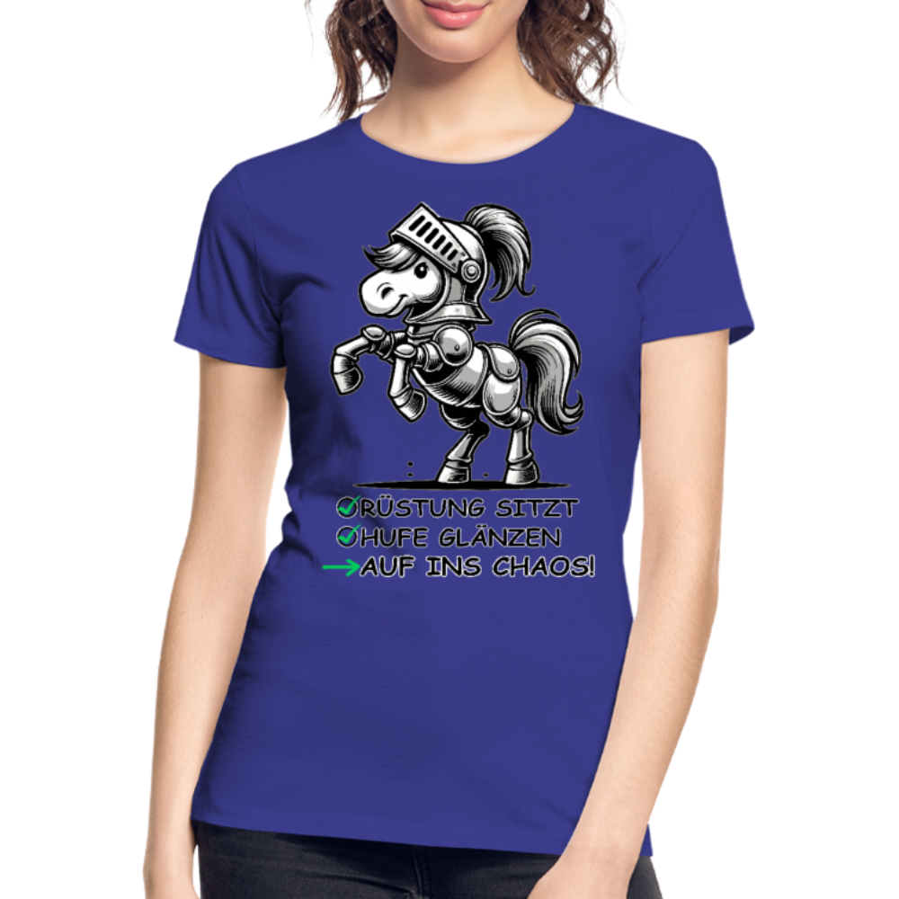 Auf ins Chaos! - Frauen Bio T-Shirt - Königsblau