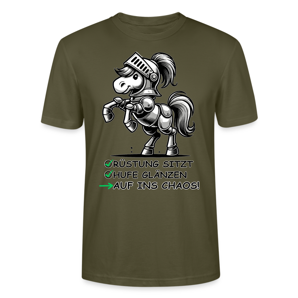 Auf ins Chaos! - Bio Unisex T-Shirt - Khaki