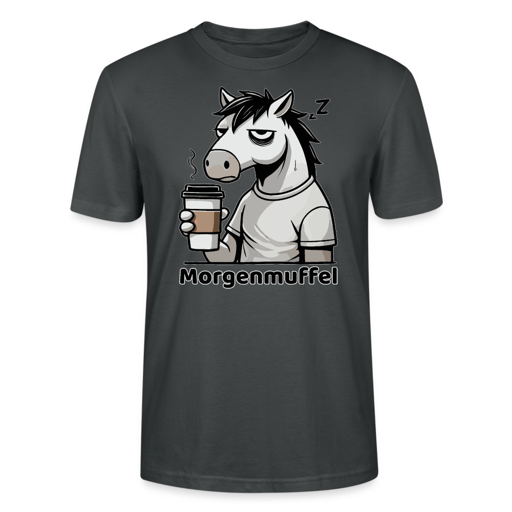 Morgenmuffel - Bio Unisex T-Shirt - Anthrazit