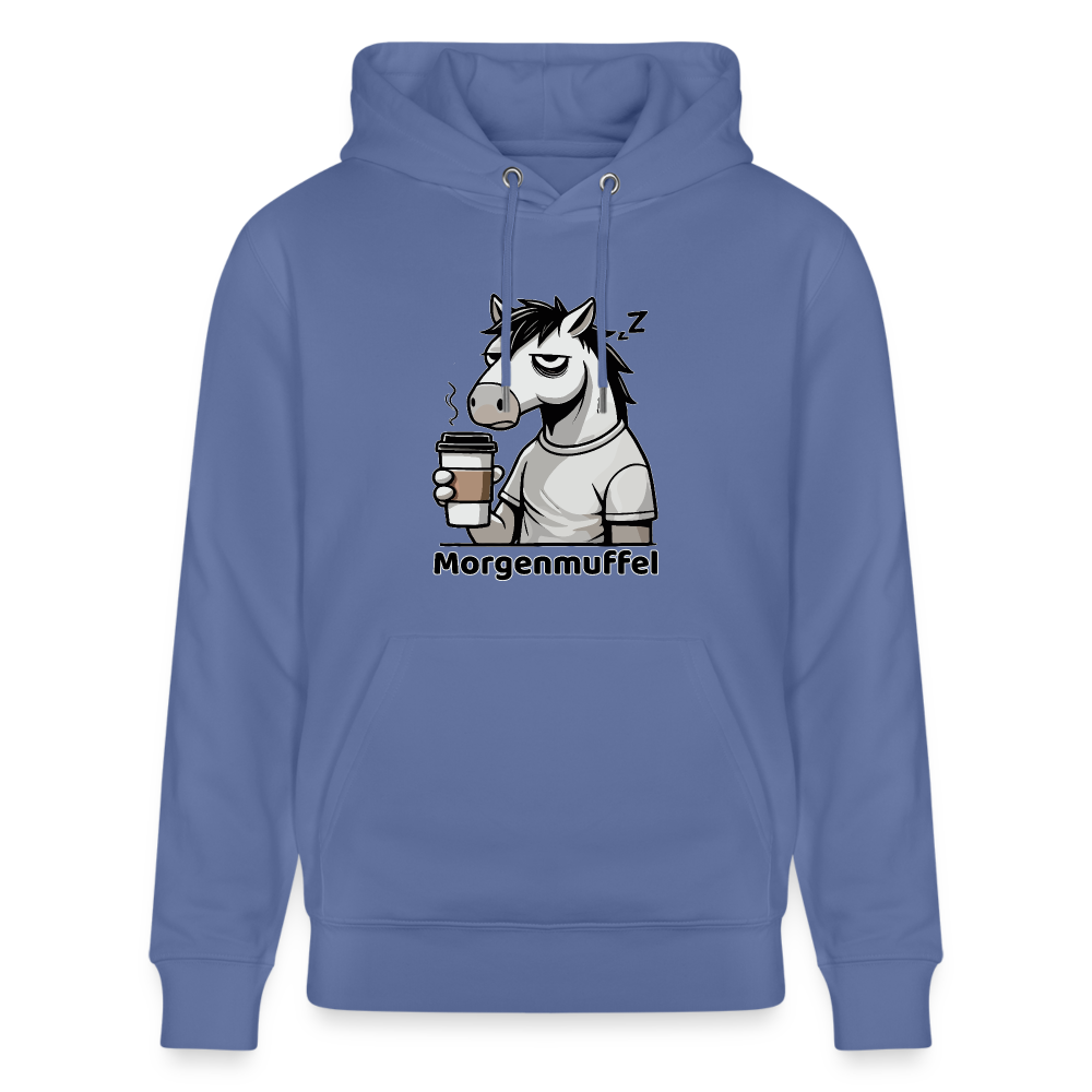 Morgenmuffel - Unisex Bio-Hoodie - Blau