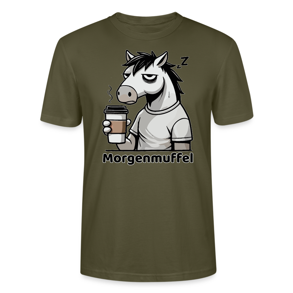 Morgenmuffel - Bio Unisex T-Shirt - Khaki