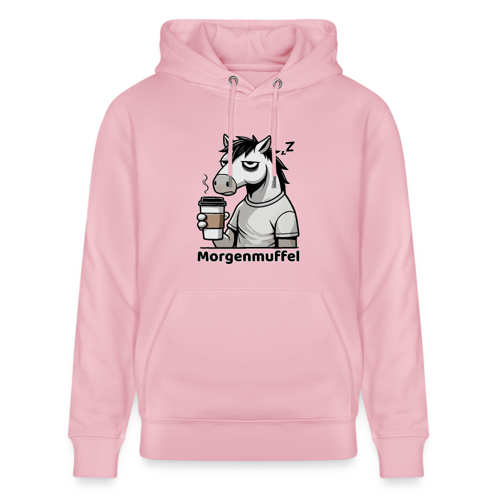 Morgenmuffel - Unisex Bio-Hoodie - Hellrosa