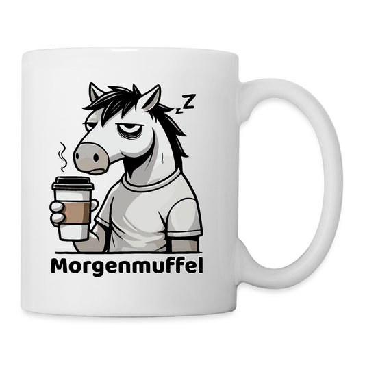 Morgenmuffel - Tasse - Weiß