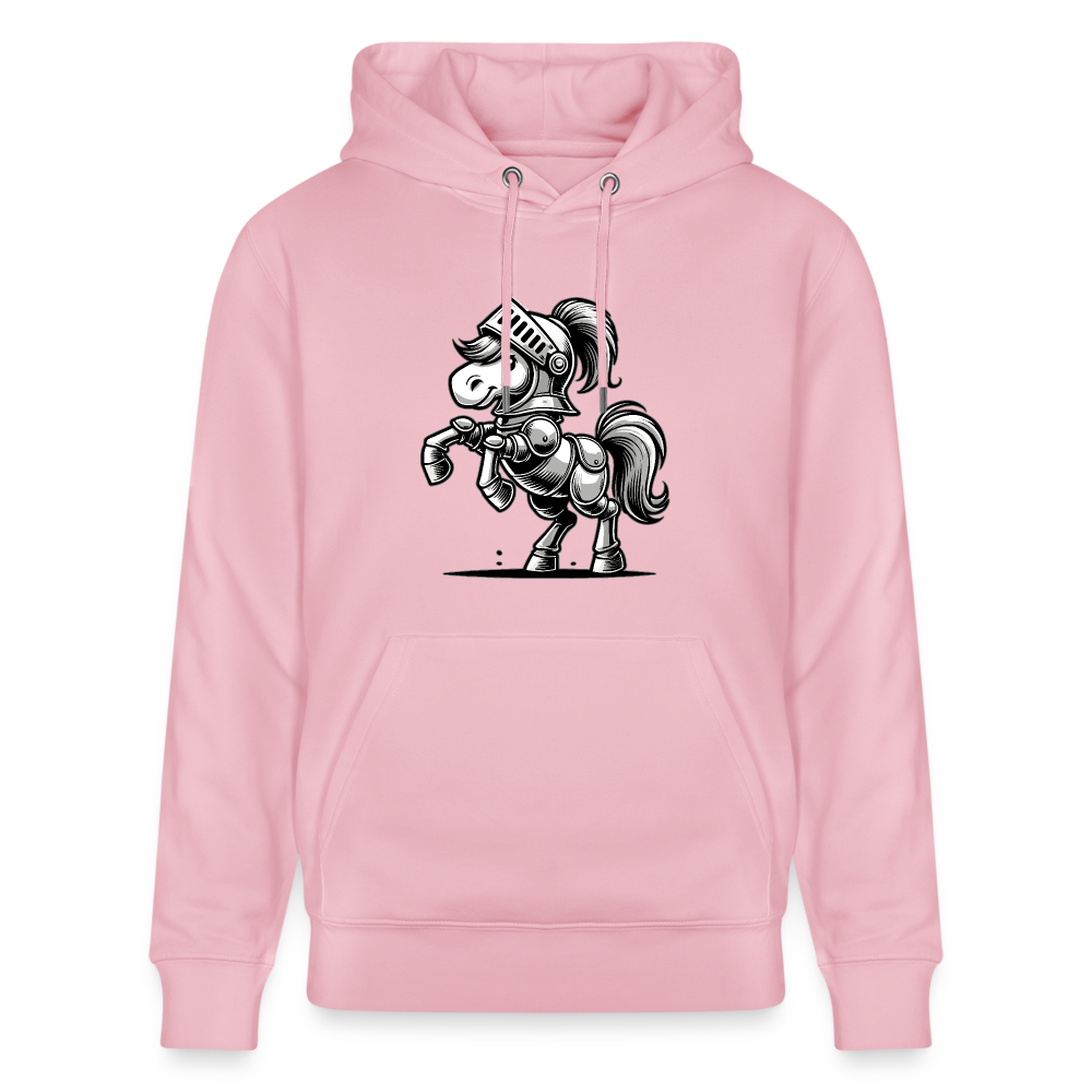 Ritterpferd - Unisex Bio-Hoodie - Hellrosa
