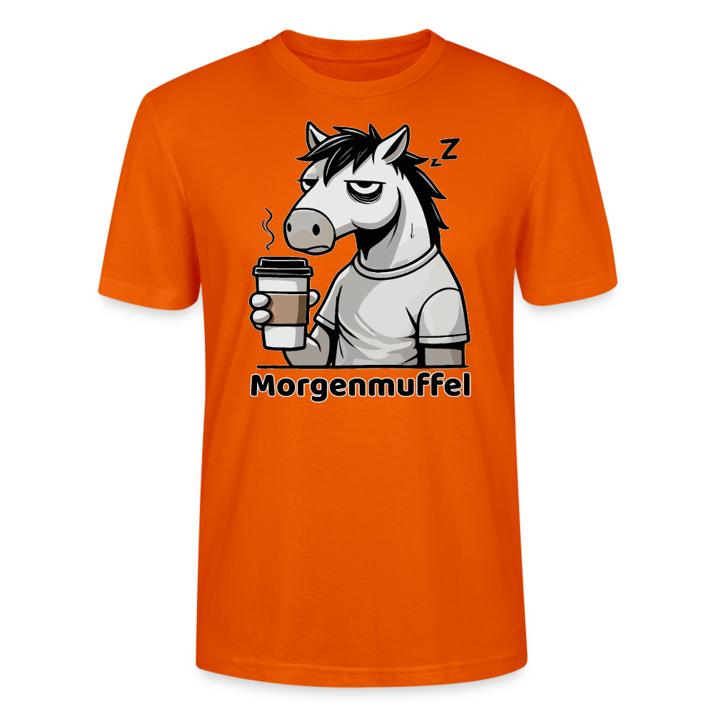 Morgenmuffel - Bio Unisex T-Shirt - Tieforange