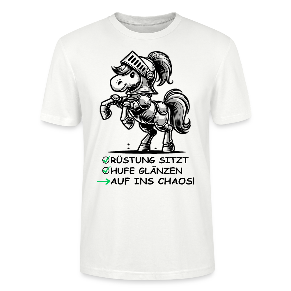 Auf ins Chaos! - Bio Unisex T-Shirt - Weiß