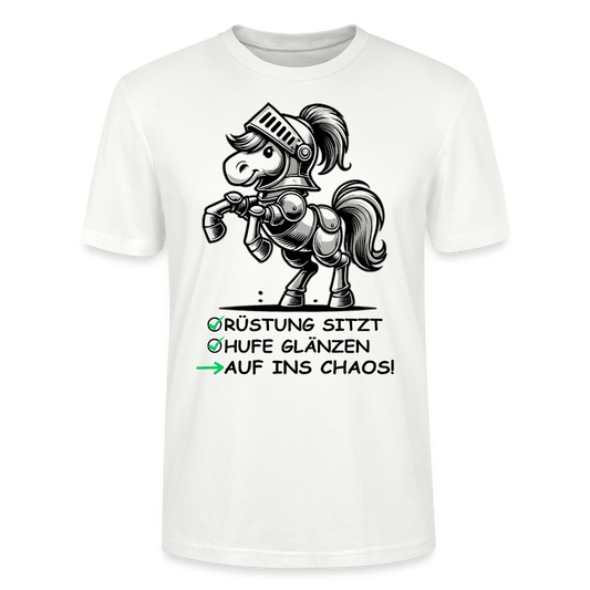 Auf ins Chaos! - Bio Unisex T-Shirt - Weiß