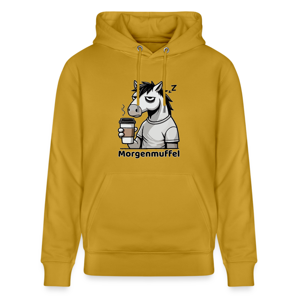 Morgenmuffel - Unisex Bio-Hoodie - Ocker
