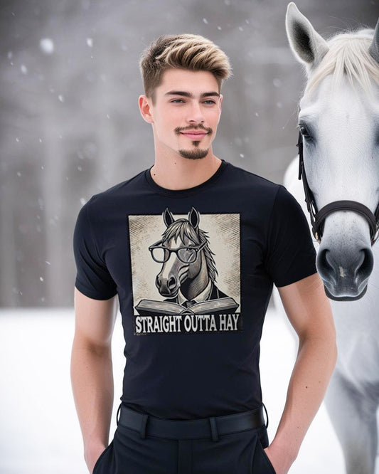 STRAIGHT OUTTA HAY - Bio Unisex T-Shirt