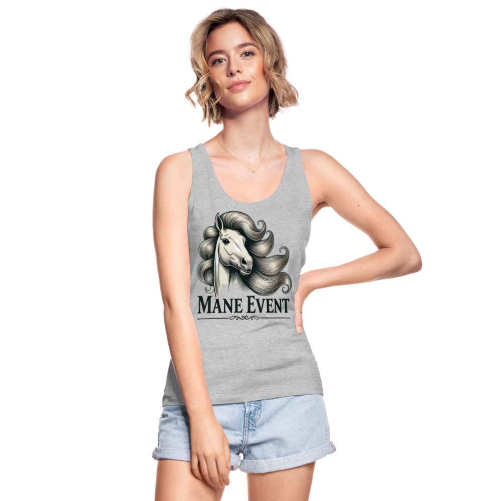 Mane Event - Frauen Bio Tank Top - Grau meliert